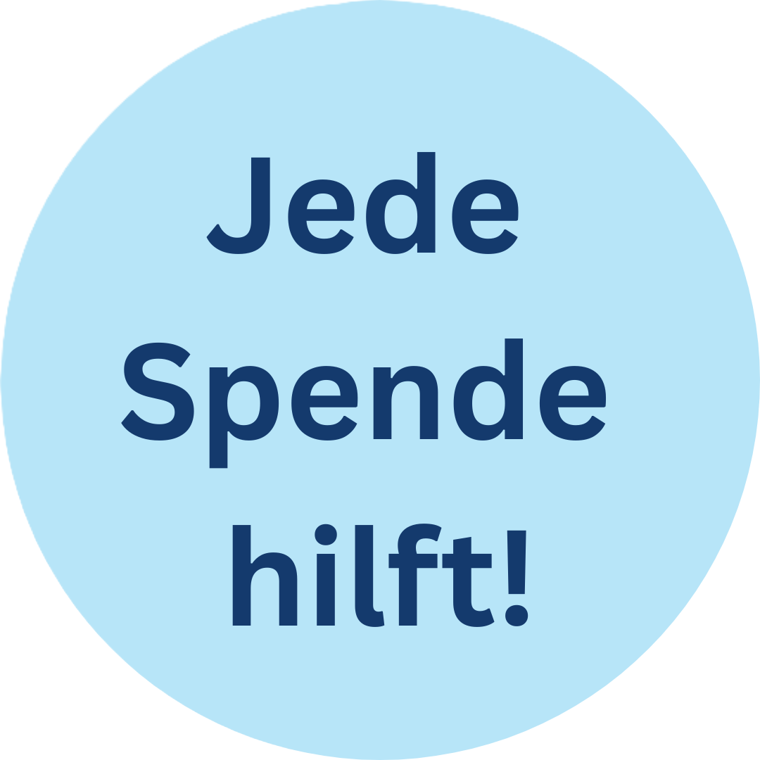 Jede Spende hilft!